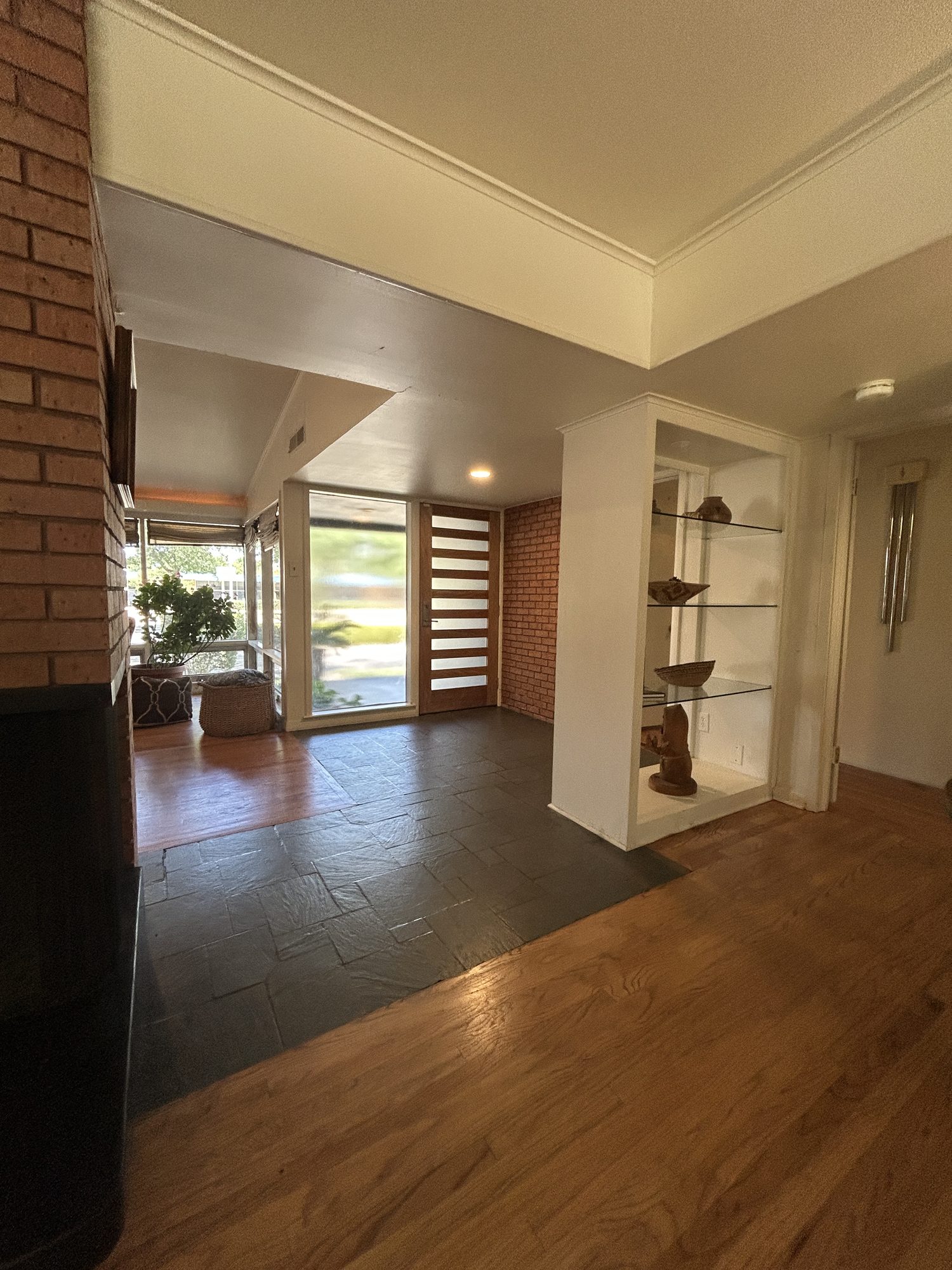 Slate entry foyer